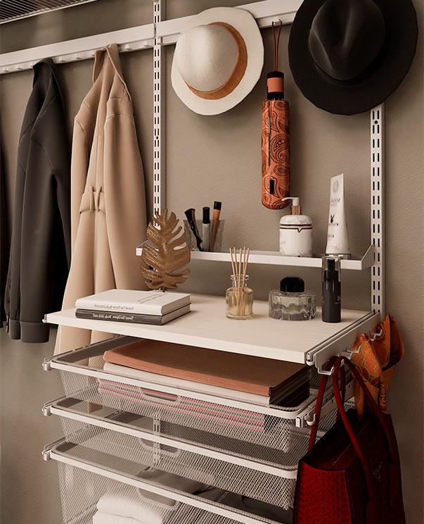 Панель с крючками ПРАКТИК Home GHS-90 белая